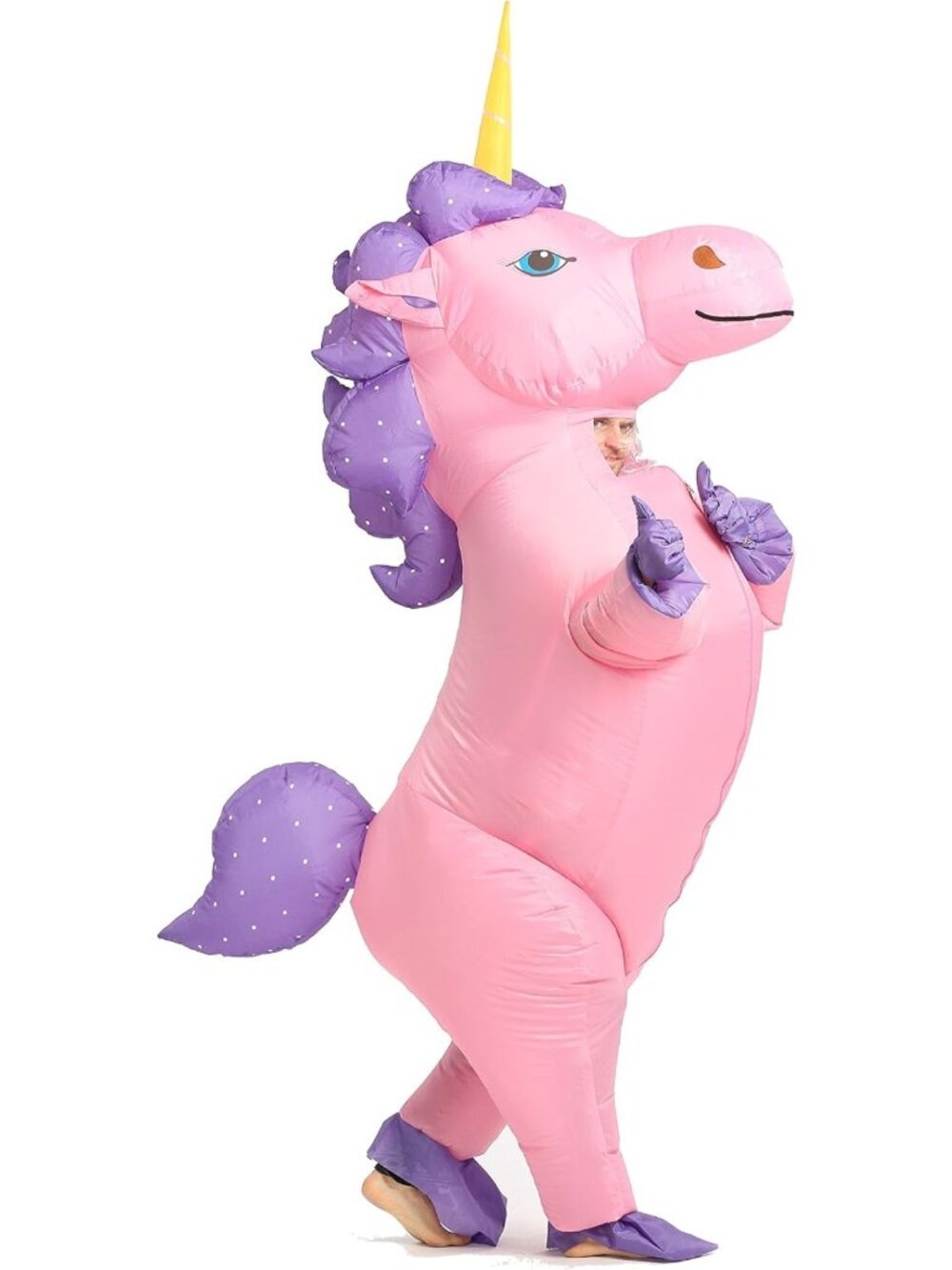 Inflatable Unicorn Costume for Adults - Fun Blow Up Suit for Parties & Events